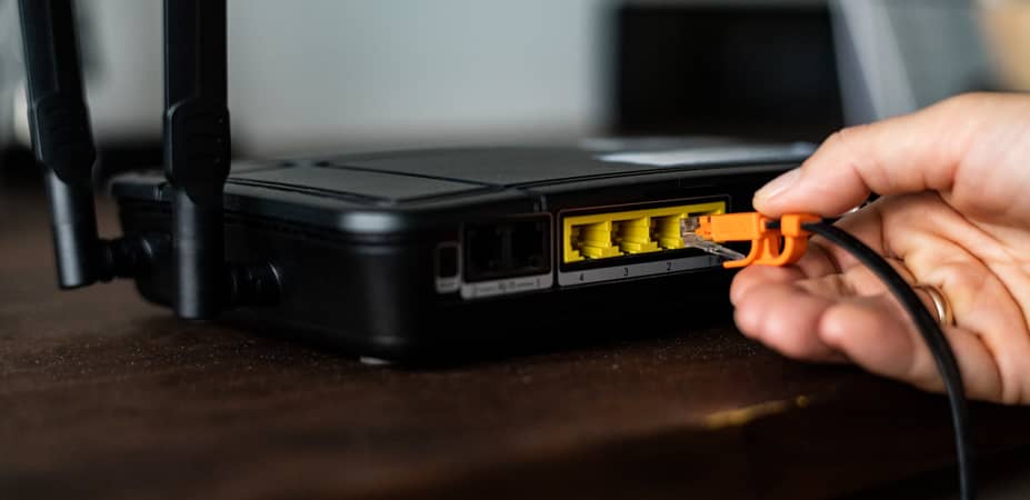 conexión a Internet router cable ethernet costa rica